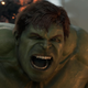 A screenshot of an angry, roaring Hulk from Marvel's Avengers.